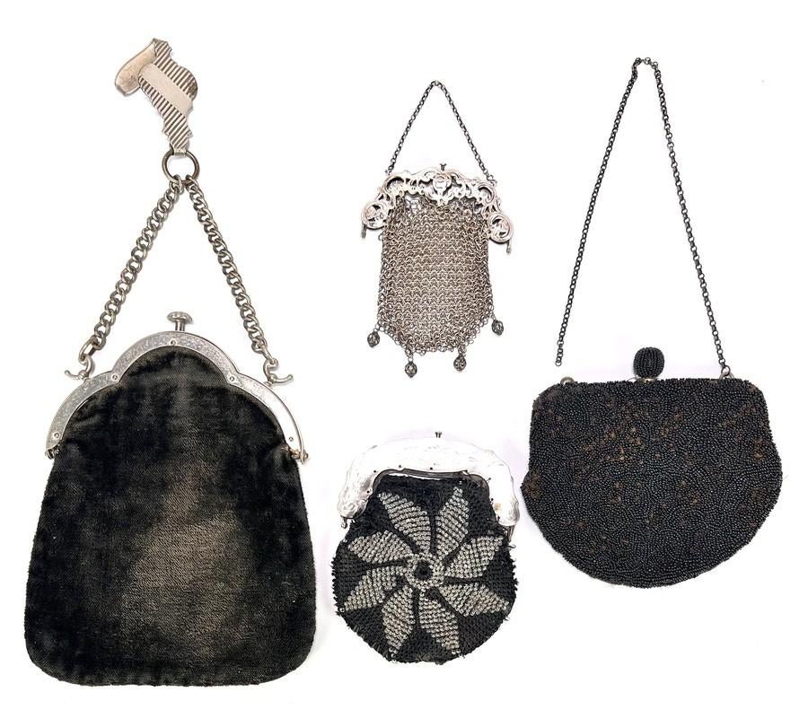 1483. Beugeltasjes en beursje, ca. 1900, Antiek en Kunst, Ophalen of Verzenden