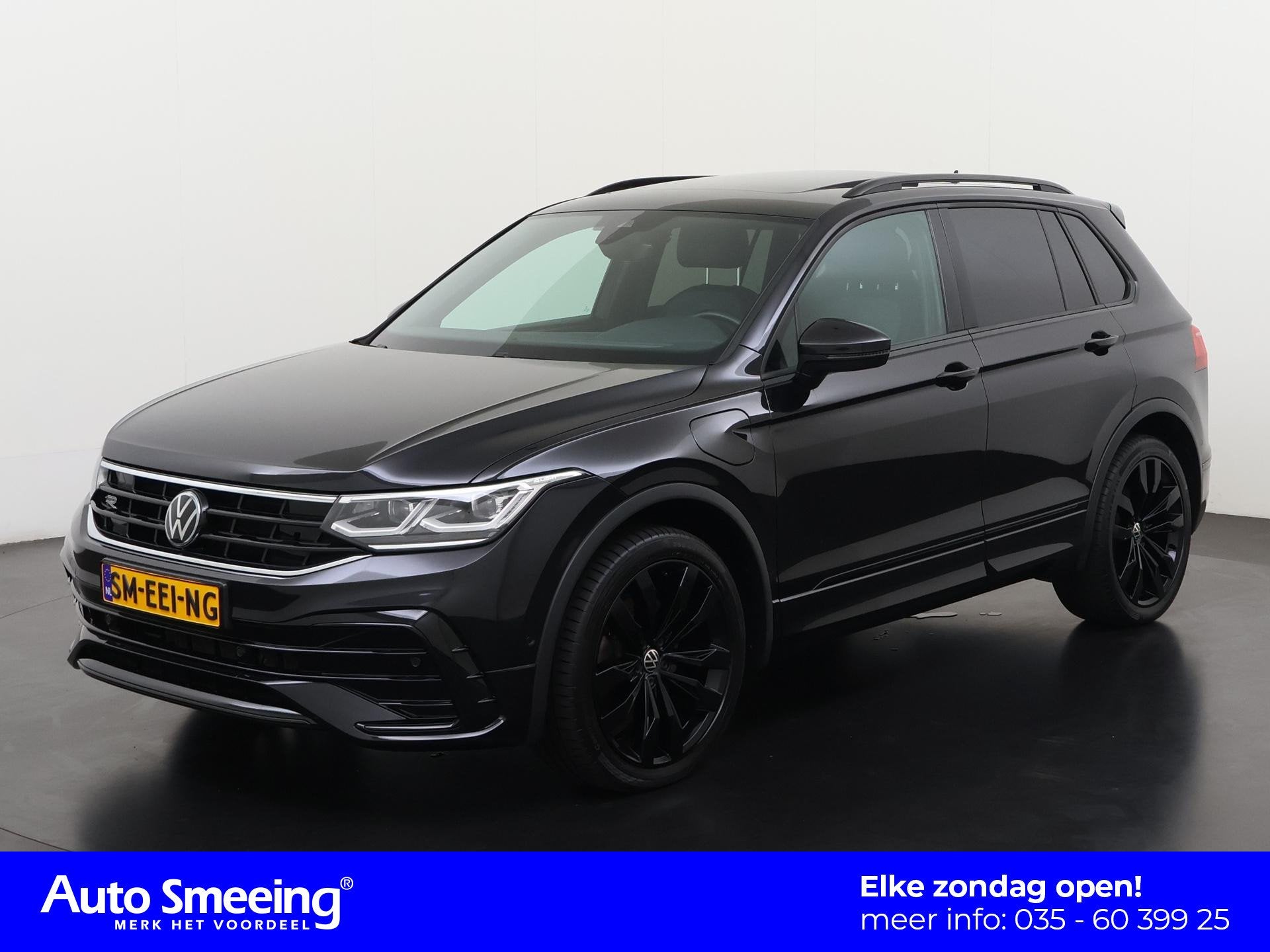 Volkswagen Tiguan 1.4 TSI eHybrid R-Line Black Style | Panor, Auto's, Stof, 4 cilinders, Automatische klimaatregeling, Zwart