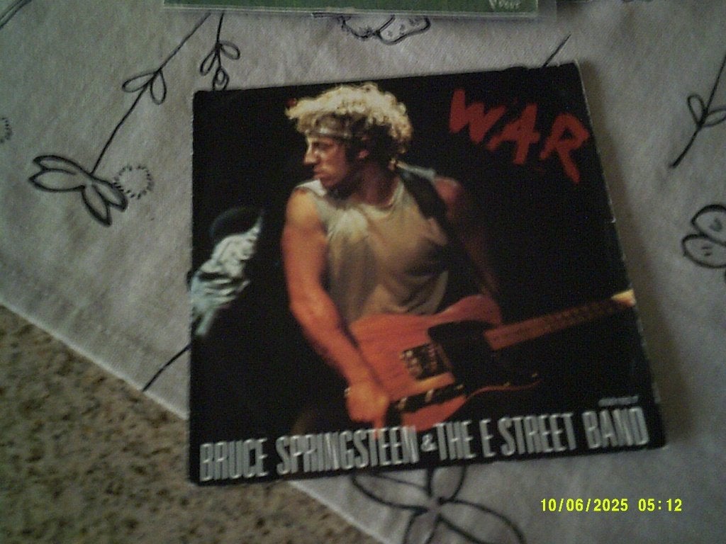 Bruce Springsteen - War / Merry Christmas Baby 7 inch, Cd's en Dvd's, Overige formaten, Ophalen of Verzenden, Zo goed als nieuw