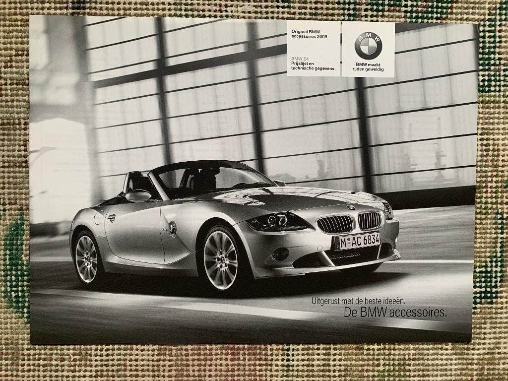Nederlandse prijslijst accessoires BMW Z4 E85 2004, Nieuw, Ophalen of Verzenden, BMW, BMW