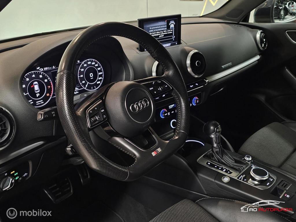 Audi A3 Sportback 1.4 e-tron S-Line Virtual/Keyless/Lane ass, Auto's, 4 cilinders, Blauw, Leder en Stof, 1515 kg