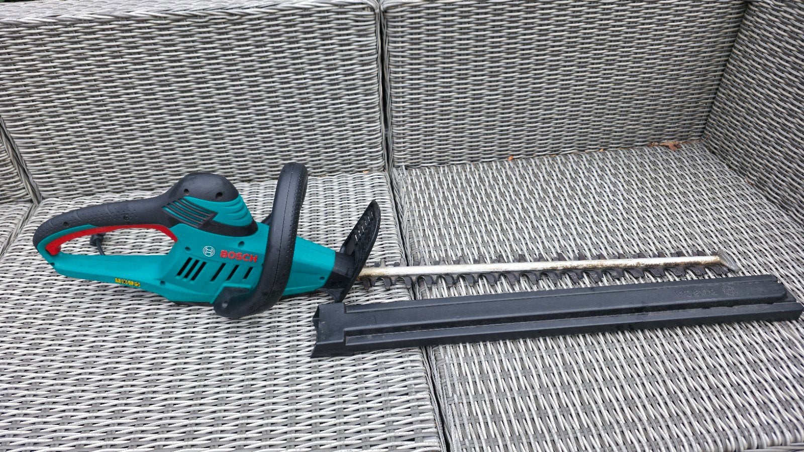 Bosch AHS 60-26 heggenschaar - elektrisch, Tuin en Terras, Heggenscharen, Ophalen, Gebruikt, Elektrisch, Bosch