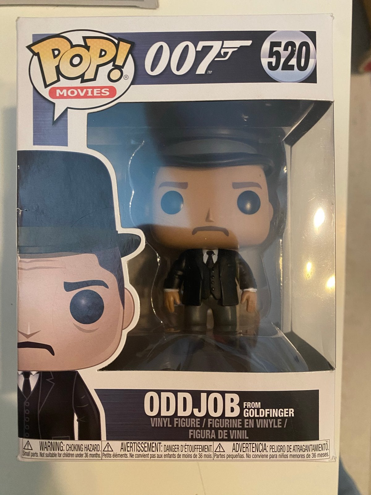 Funko Pop! Movies 007 Oddjob #520 Goldfinger, Ophalen of Verzenden, Zo goed als nieuw