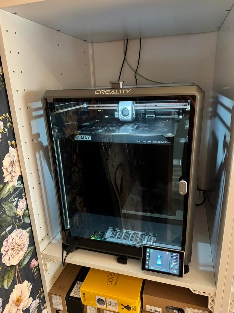 Creality k1 max met cfs upgrade kit, Computers en Software, 3D Printers, Ophalen, Zo goed als nieuw
