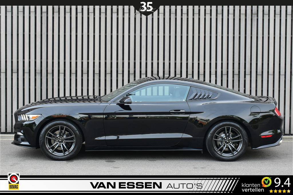 Ford Mustang Fastback 2.3 EcoBoost Automaat Leder Camera Sto, Automaat, Gebruikt, Euro 6, 4 stoelen