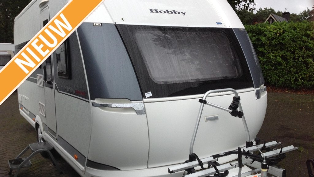 Hobby De Luxe Edition 460 LU, Rondzit, Hobby, Fietsenrek, 4 tot 5 meter