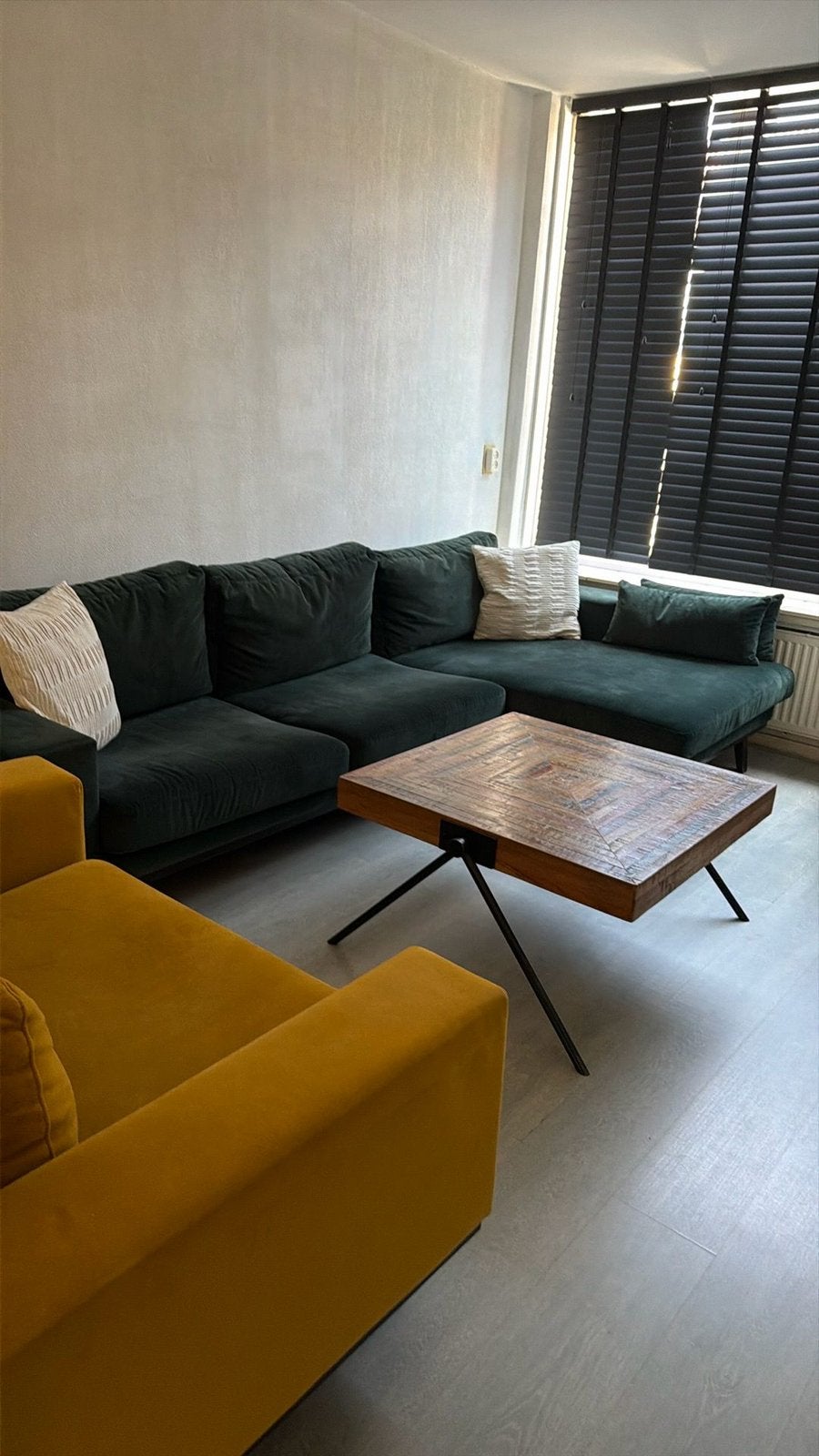 2 banken, eettafel met stoelen en tv-meubel te koop, Huis en Inrichting, Tafels | Eettafels, Ophalen, Gebruikt, Rechthoekig, 200 cm of meer