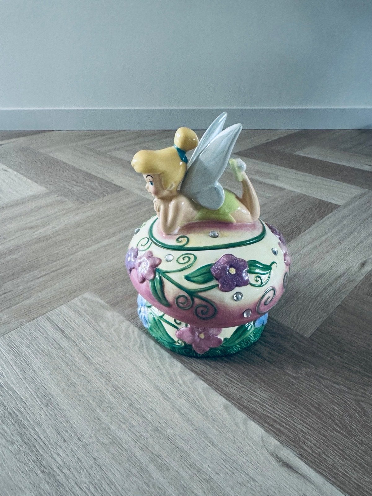 Disney Tinkerbell Snoep- of Koekjespot - Peter Pan, Ophalen, Peter Pan of Pinokkio, Zo goed als nieuw, Overige typen