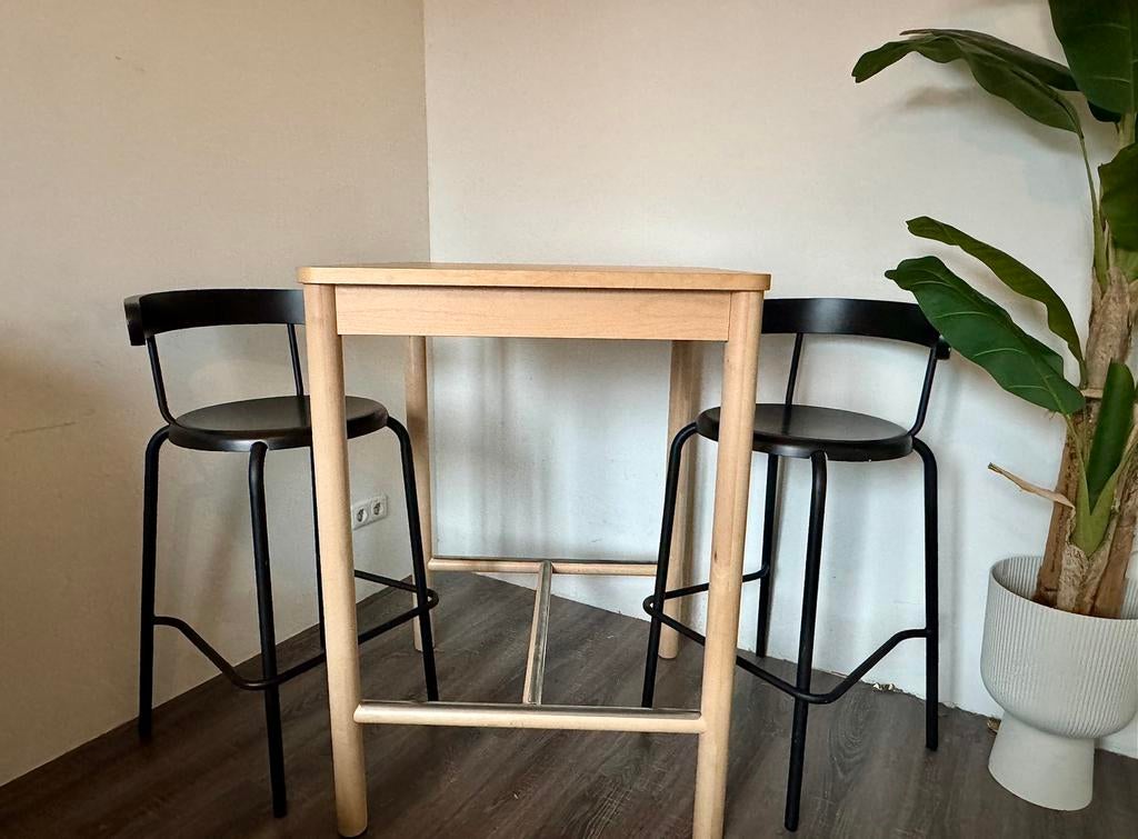 Barkrukken set van 2, 2 krukken, Ophalen, Zo goed als nieuw, 60 tot 90 cm
