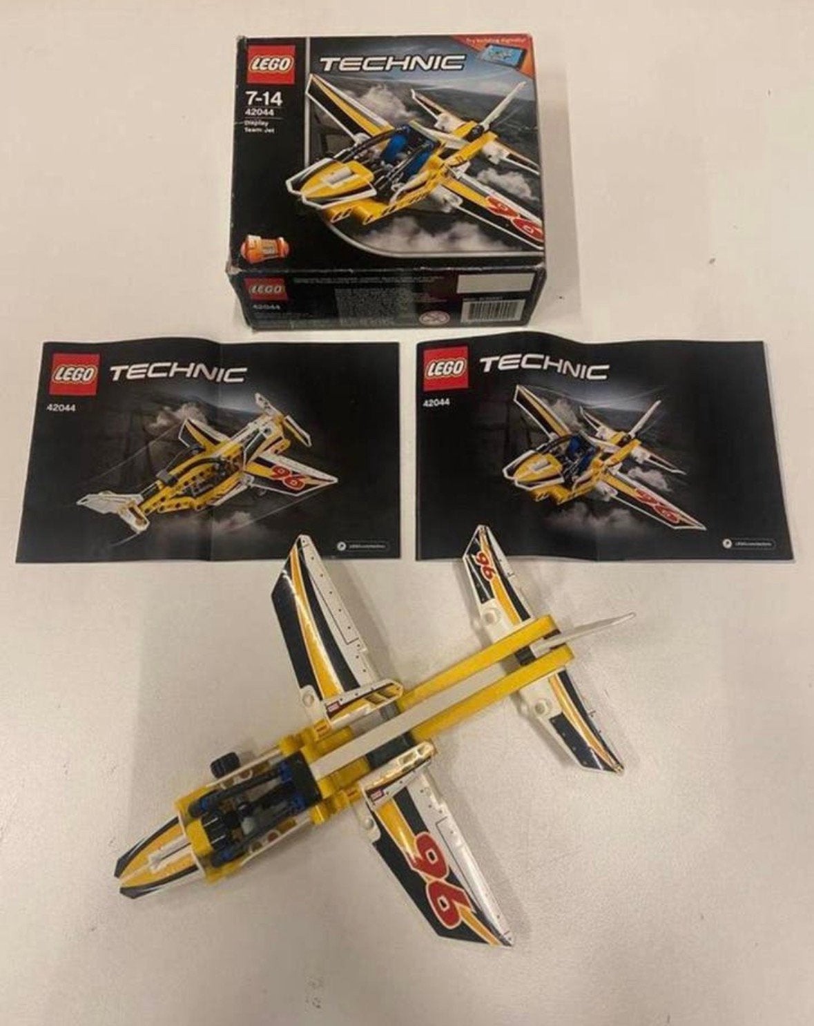 Lego Technic 42044 Display Team Jet, Compleet, Lego, Ophalen of Verzenden, Zo goed als nieuw