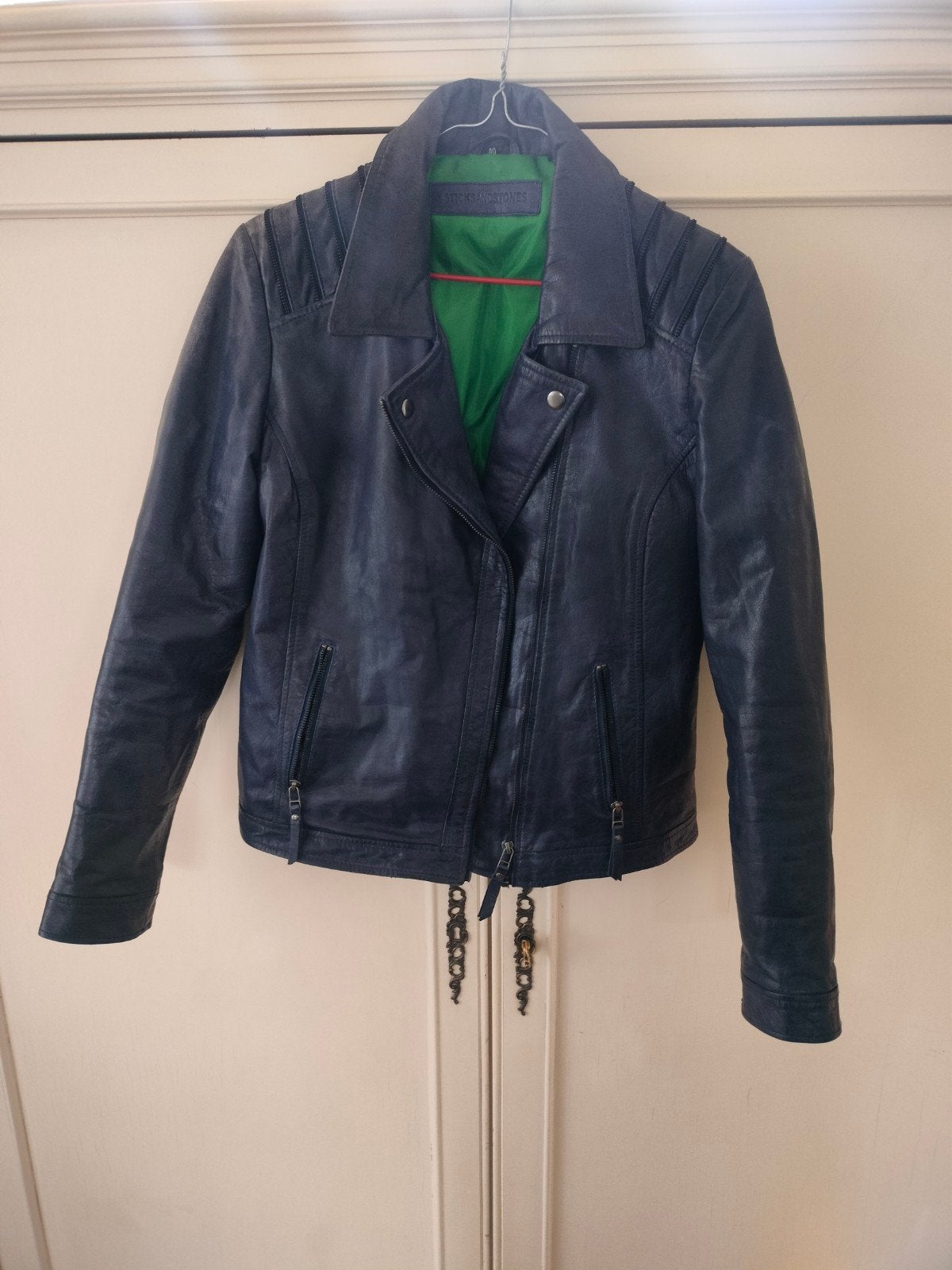 Sticks and Stones echt leren jas maat 40, Kleding | Dames, Jassen | Zomer, Ophalen of Verzenden