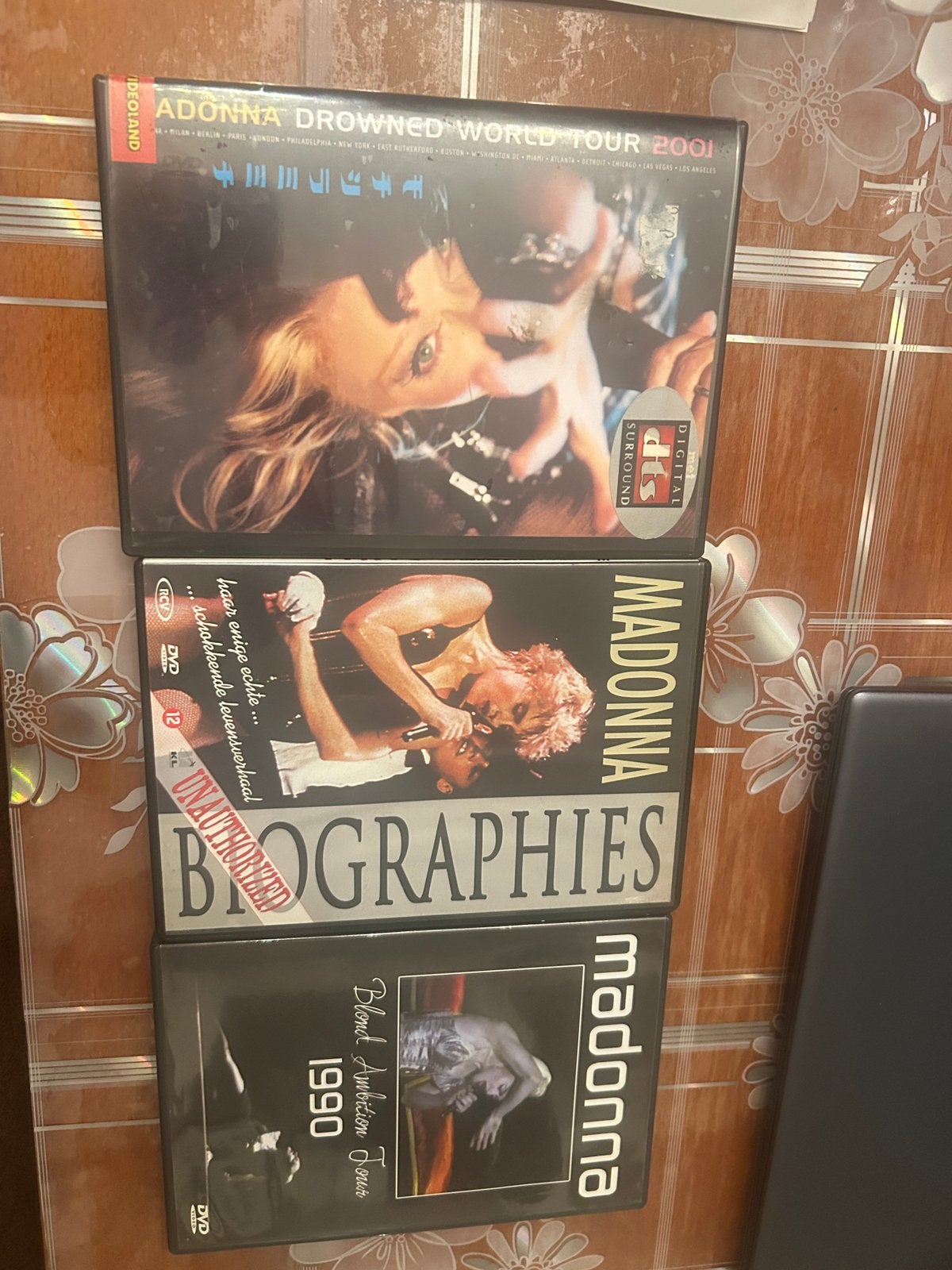 Madonna 3 dvd s, Alle leeftijden, Ophalen of Verzenden, Zo goed als nieuw