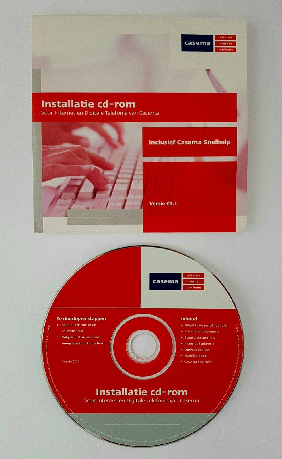 Casema software CD-rom, Ophalen of Verzenden, Zo goed als nieuw
