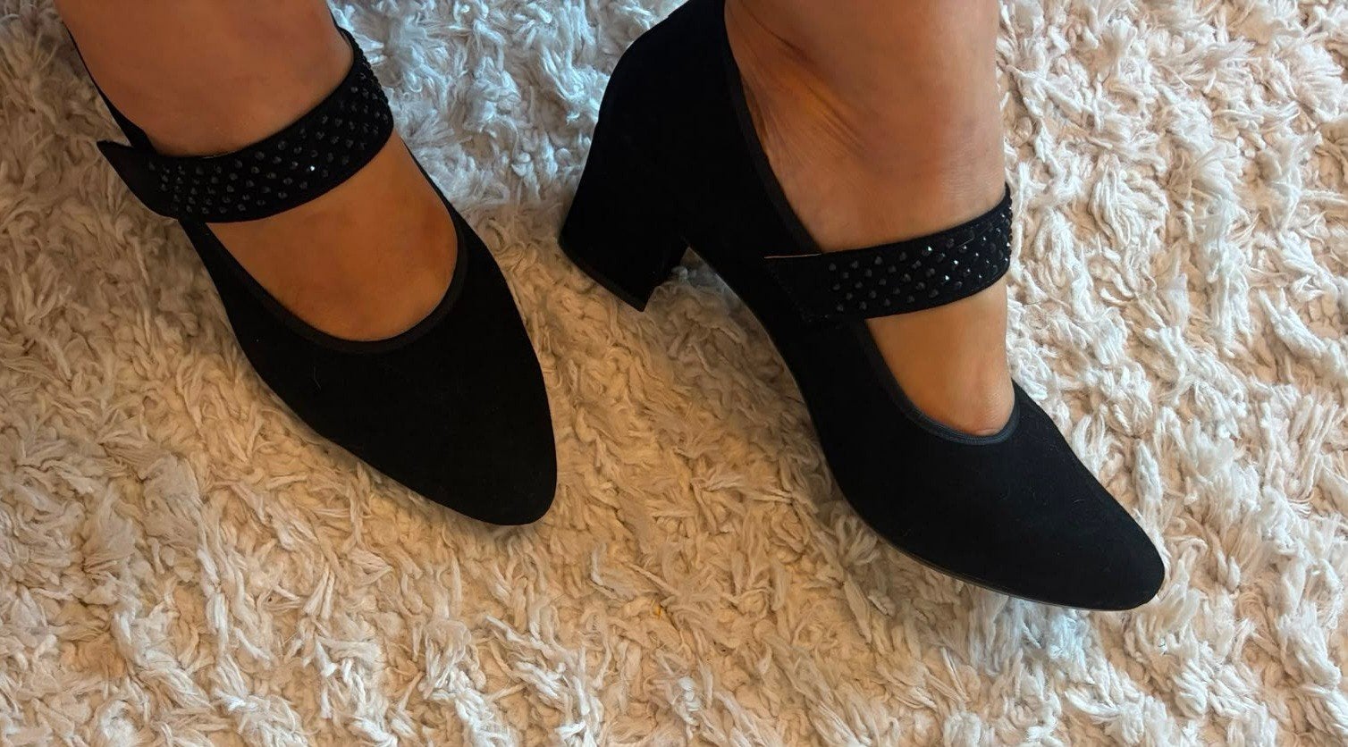 Hassia pumps zwart maat 42 H breedte H, Ophalen of Verzenden, Nieuw, Zwart