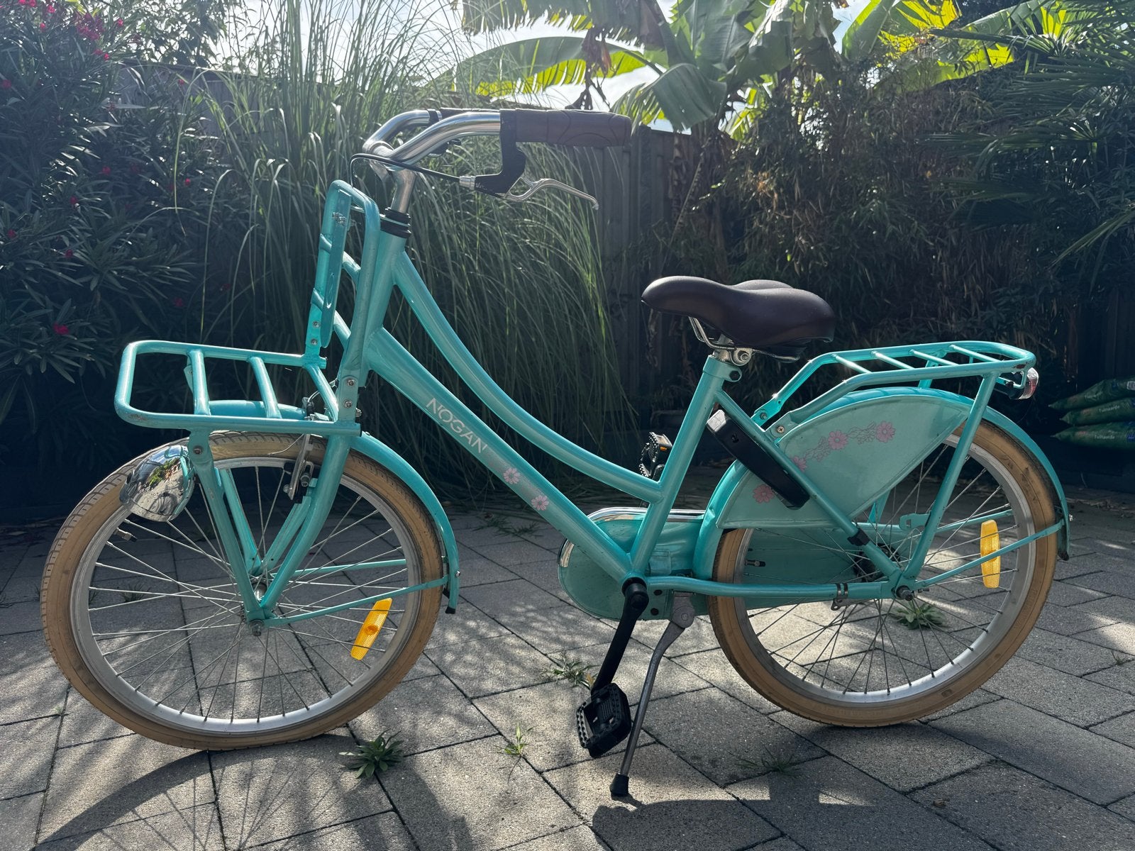 Mooie turquoise fiets – €50, Fietsen en Brommers, Ophalen, Gebruikt