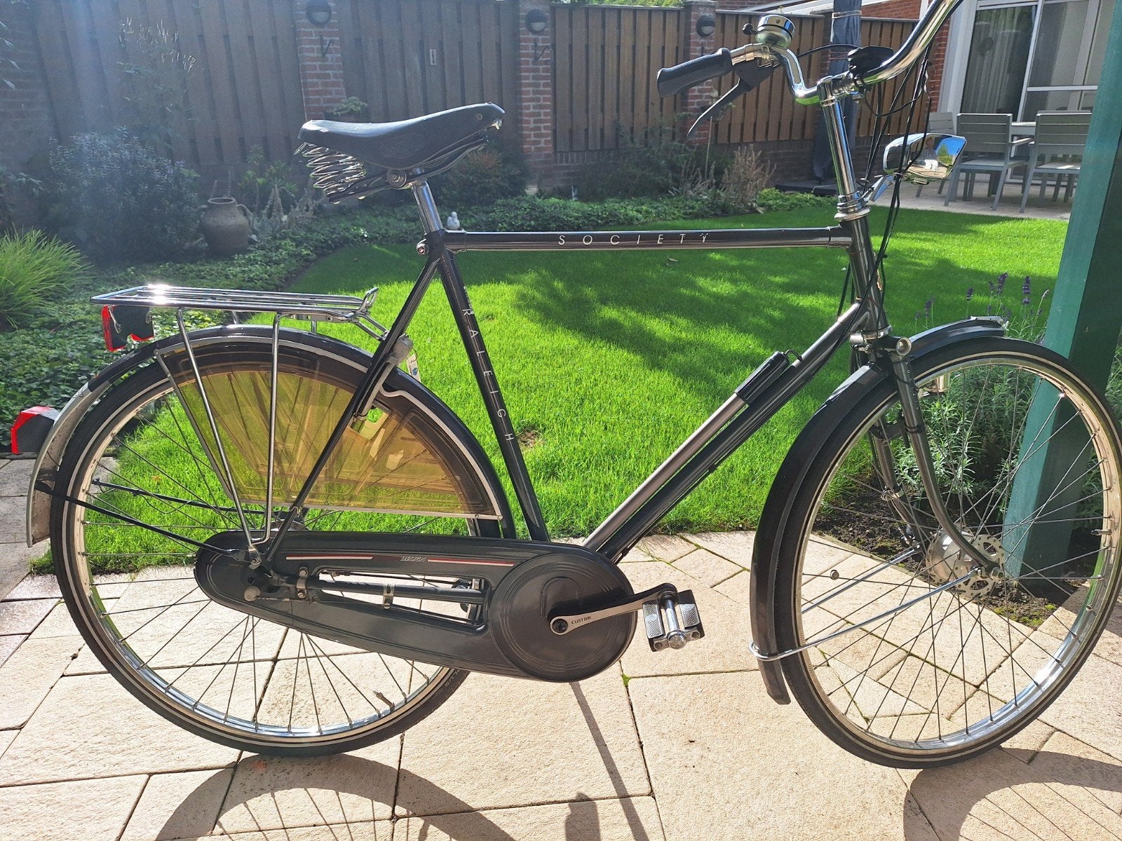Raleigh herenfiets, Ophalen
