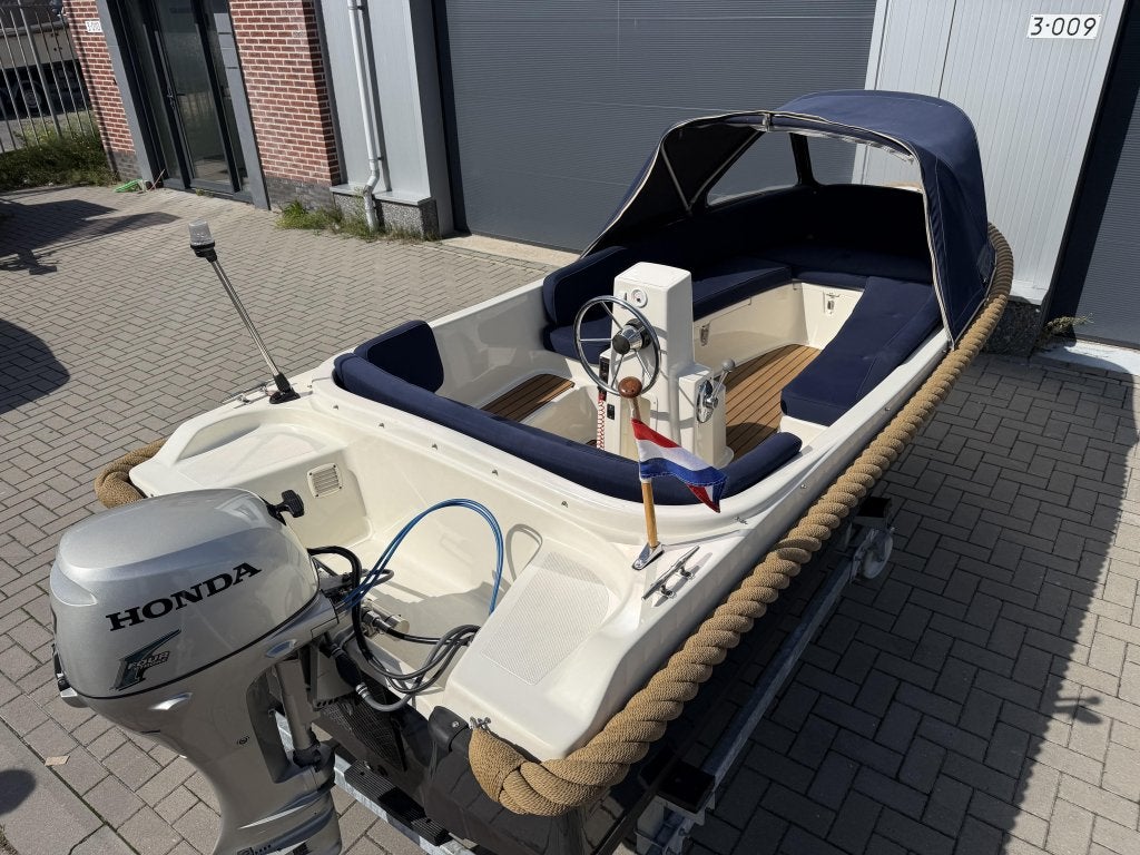 Nette Sunrise 430 Sloep Compleet incl. Honda 10PK 4-takt, 4 m, Wfwatersport@botenverhuurhoorn.nl, 2 m, Sunrise