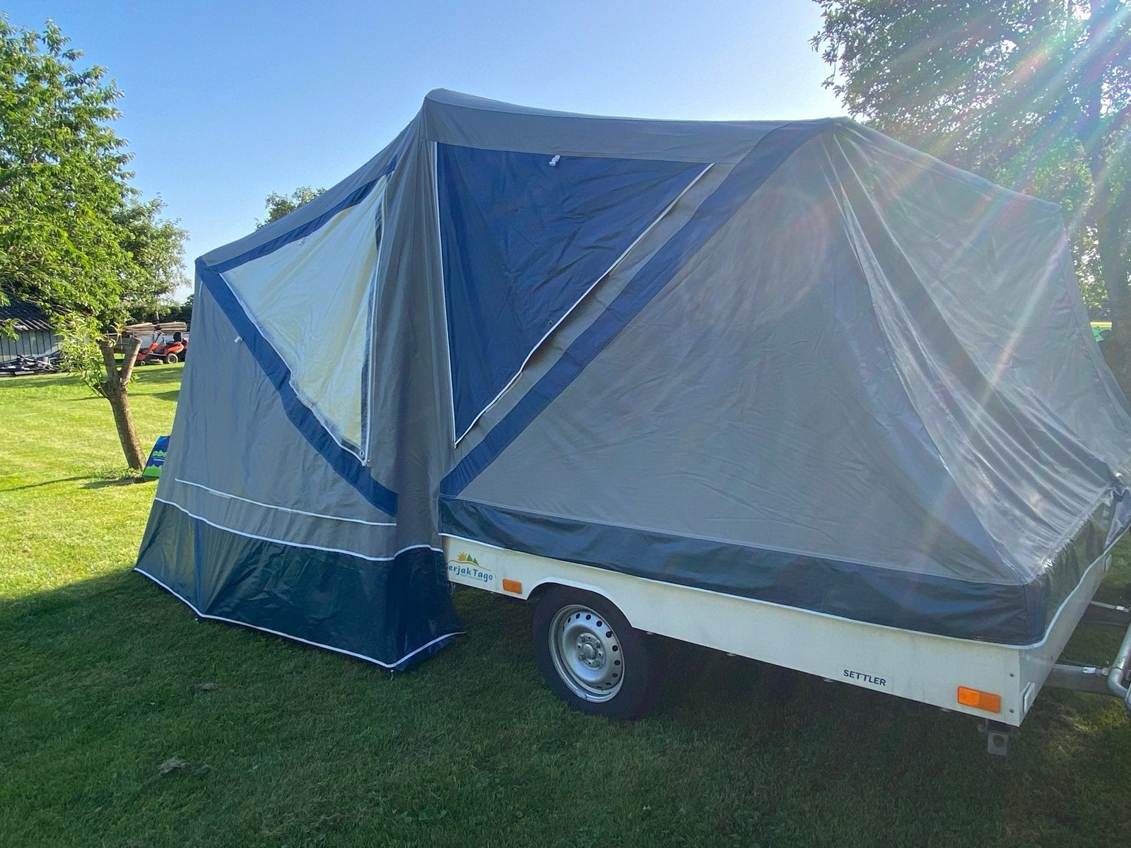Gerjak Tago Settler Vouwwagen - Compleet, Caravans en Kamperen, Meerkleurig, Aanwezig, Tot en met 4, Ophalen