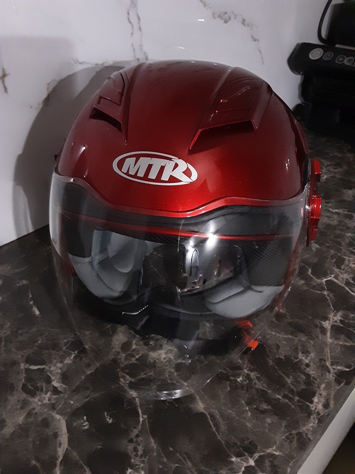 luxe jethelm, Motoren, Overige merken, Ophalen of Verzenden, Tweedehands, XL
