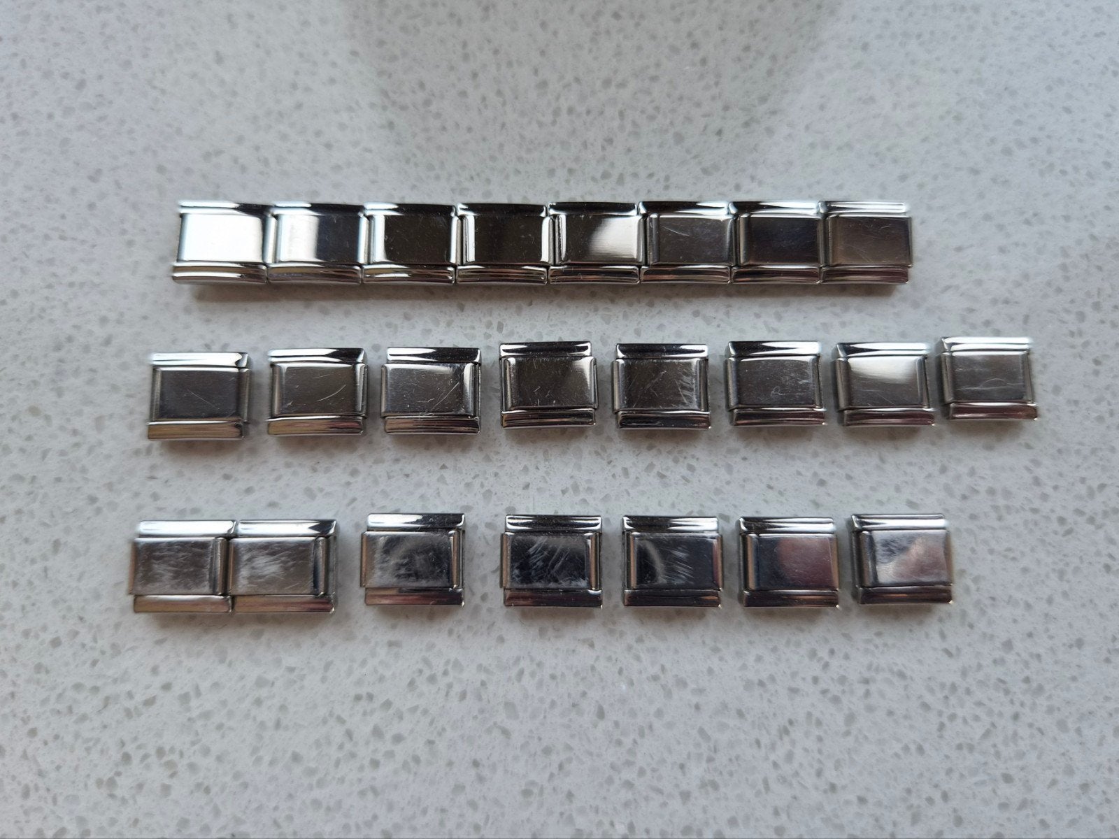 Zoppini schakels / armband, Ophalen of Verzenden, Zo goed als nieuw, Zilver, Staal
