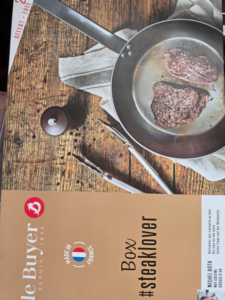 de Buyer Koekenpan - Box #steaklover, Ophalen of Verzenden, Nieuw, Overige materialen