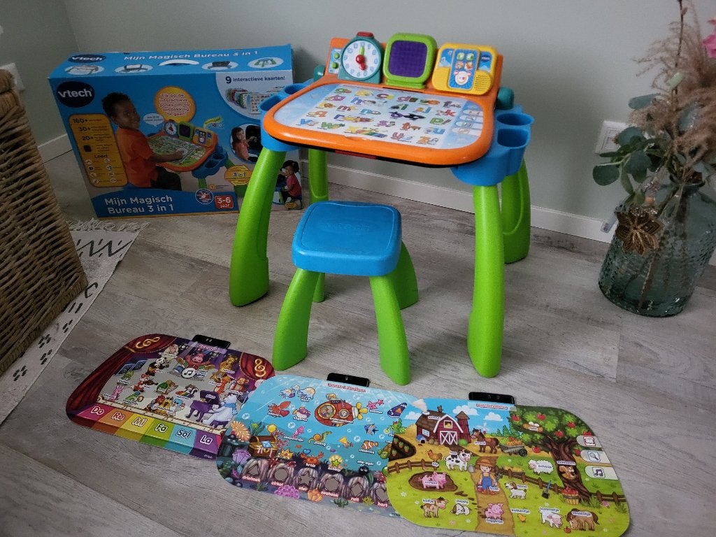 VTech Mijn Magisch Bureau 3-in-1, Ophalen of Verzenden, Zo goed als nieuw, 4 tot 6 jaar