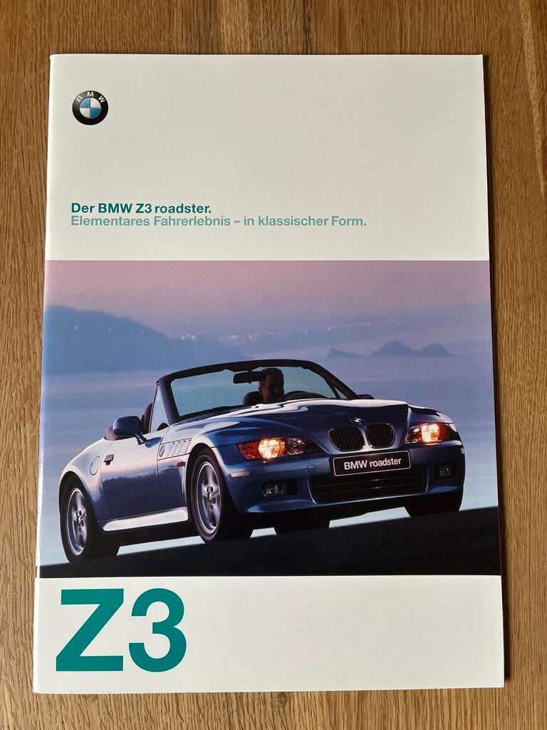 BMW Z3 Roadster brochure 1/97, Ophalen of Verzenden, Zo goed als nieuw, BMW