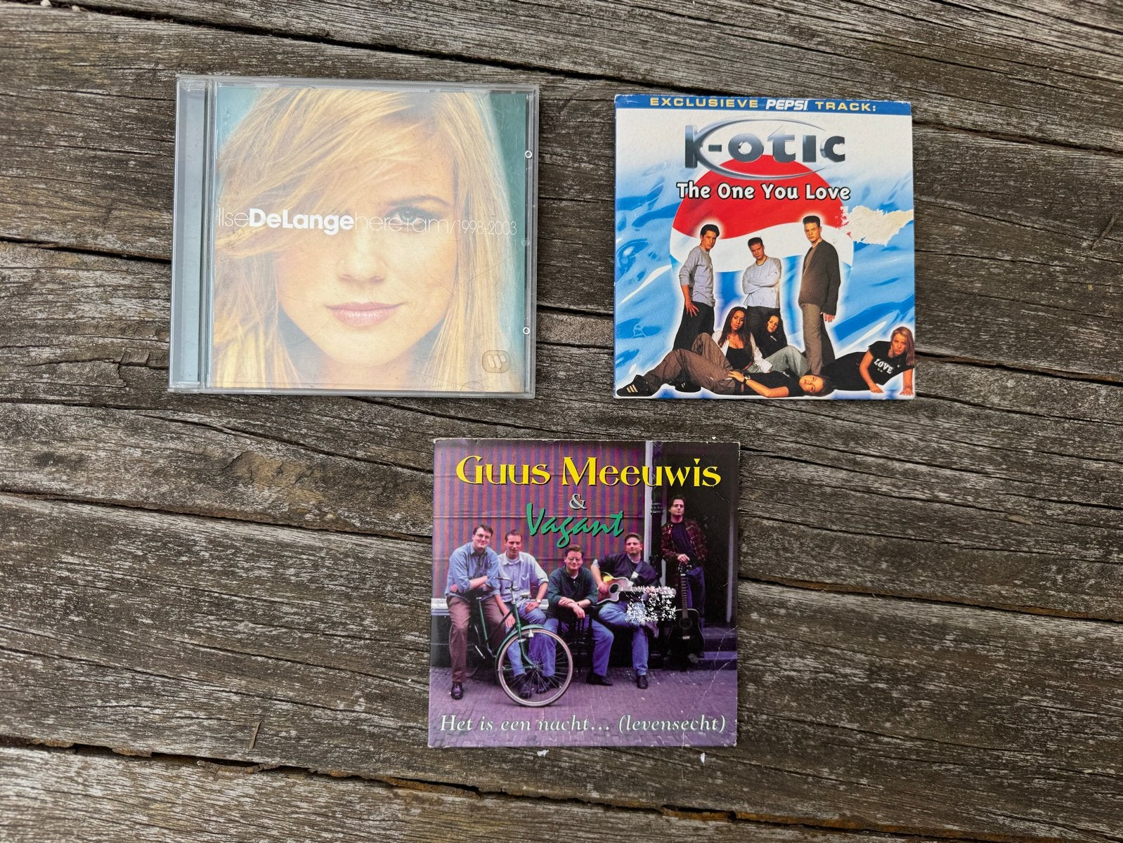 CD's: Guus Meeuwis, K-otic, Ilse DeLange singles, Ophalen of Verzenden, Gebruikt, Single
