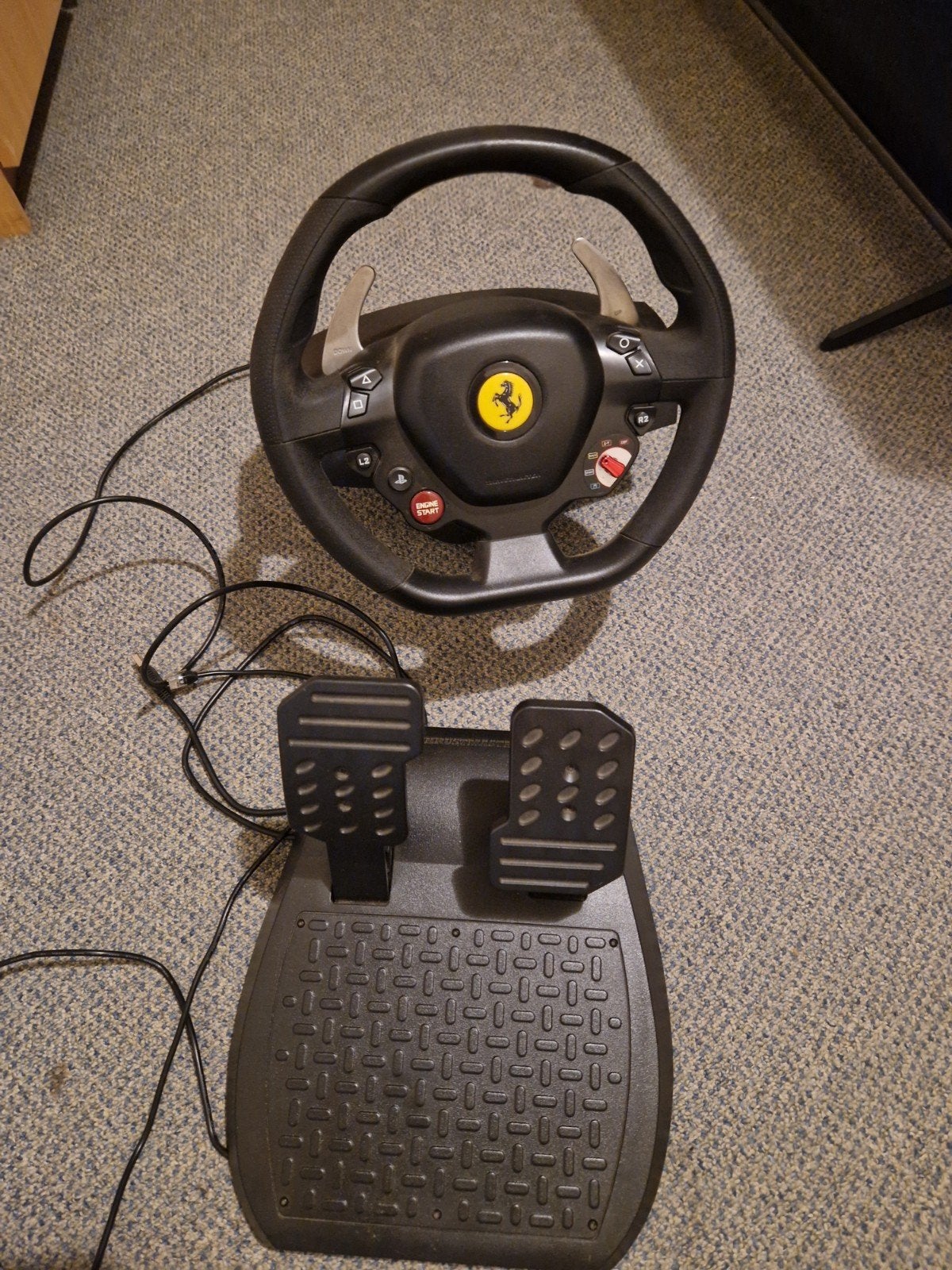 Ferrari (thrustmaster t80 RW)racestuur voor PC, PlayStation, Racestuur, Gebruikt, Thrustmaster, PlayStation