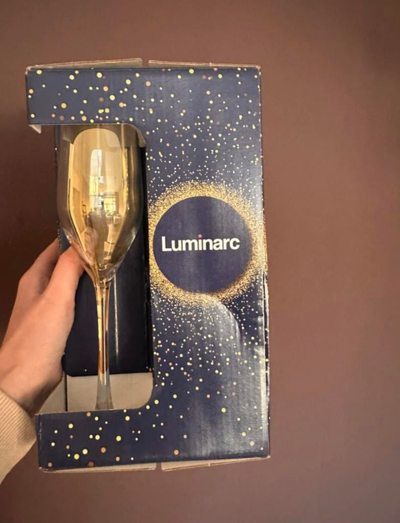 Luminarc champamge glazen, Ophalen, Nieuw