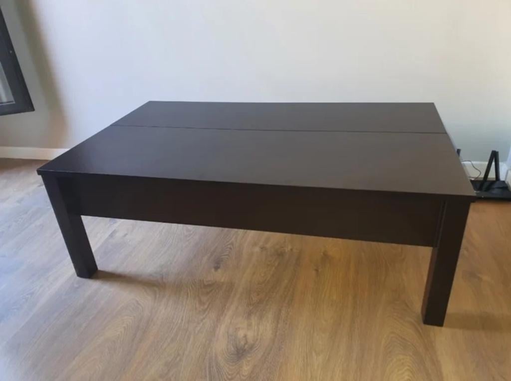 Lift-top and storage coffee table, back-brown IKEA, Ophalen, Minder dan 50 cm, Zo goed als nieuw, Schilderij