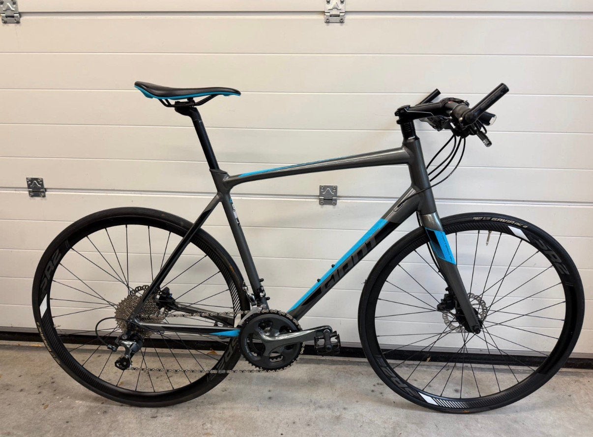 GIANT CONTEND SL disc  / Flatbar racefiets / maat L, Fietsen en Brommers, Ophalen, 28 inch, Gebruikt, Giant