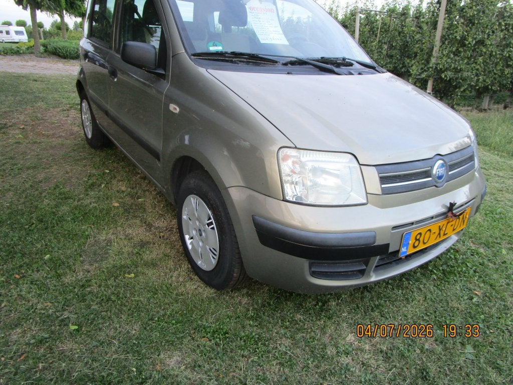 Fiat Panda 1.2  2007 Grijs AIRCO, Auto's, Stof, 1242 cc, Beige, Origineel Nederlands