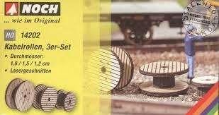 Noch Kabelrollen (3 stuks) 14202, Hobby en Vrije tijd, Modeltreinen | H0, Overige merken, Gelijkstroom of Wisselstroom, Overige typen