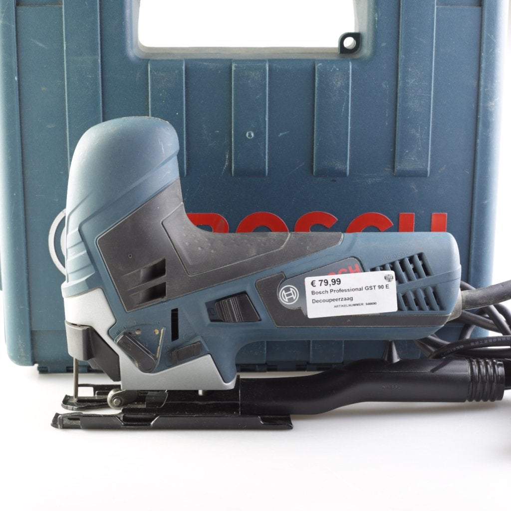 Bosch Professional GST 90 E Decoupeerzaag, Doe-het-zelf en Verbouw, Bosch, Zo goed als nieuw, Support@bosch.com, Robert Bosch GmbH
Robert-Bosch-Platz 1
70839 Gerlingen-SchillerhÃ¶he
Germany
