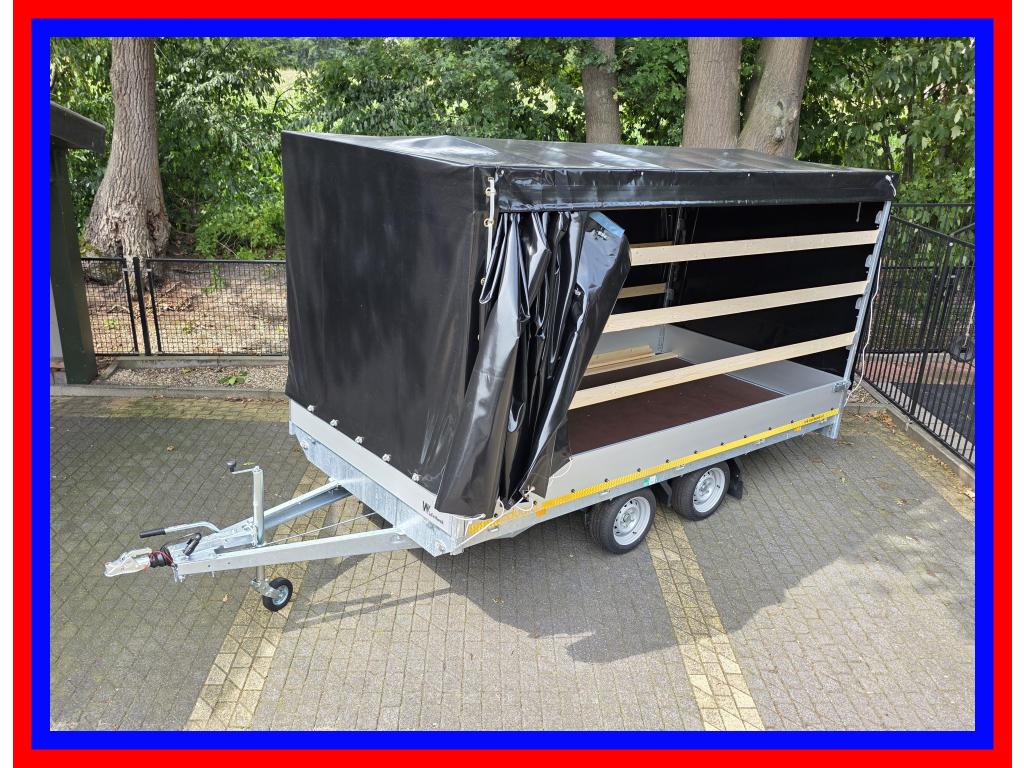 NIEUW Eduard Plateau + Schuifzeilen-Huif 406x200x200, Auto diversen, Aanhangers en Bagagewagens, Nieuw