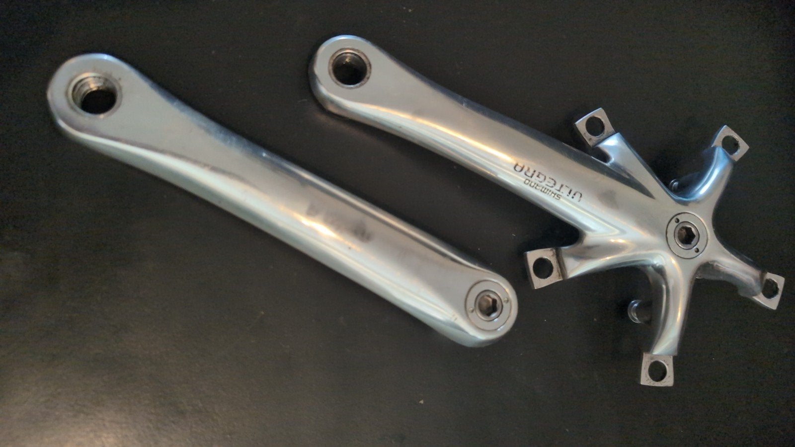 Shimano Ultegra 6500 Crankstel 172,5 mm triple, Crankstel of Pedalen, Gebruikt, Ophalen of Verzenden, Aluminium