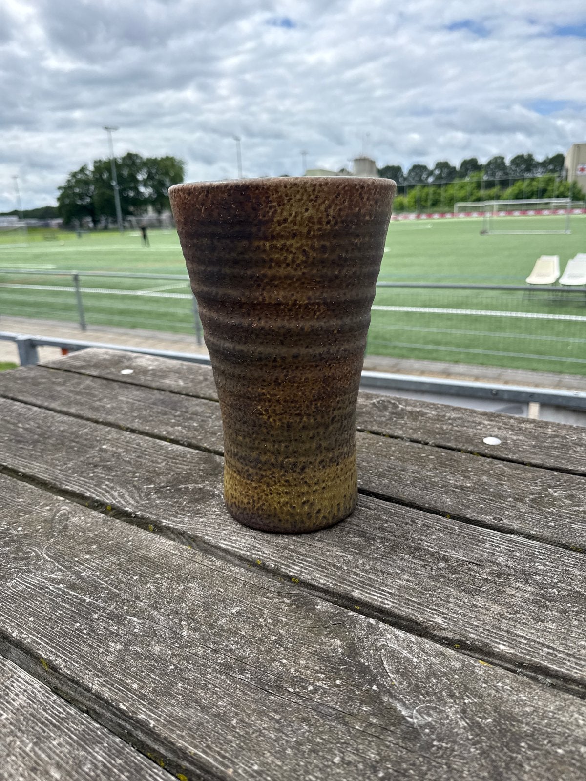 Vintage Mobach Keramiek Vaas - Uniek Handgemaakt Design, Ophalen of Verzenden