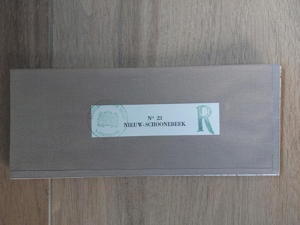23 / Nieuw Schoonebeek Dalum Wietmarschen Stafkaart uit 1975, Topografische Dienst Nederland, Ophalen of Verzenden, 1800 tot 2000
