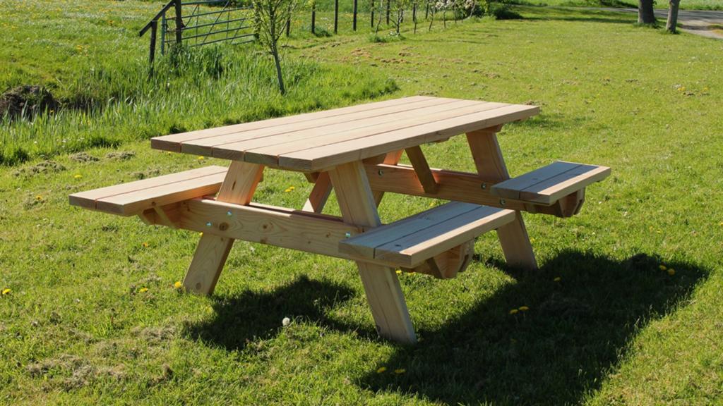 Houten Picknicktafel met Open Instap - Nieuw, 8814 JW Zweins, Nieuw, Ophalen of Verzenden, Dealdeskuorre@gmail.com