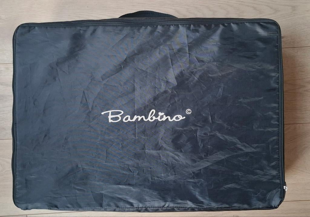 Bambino campingbed matrasje 120x60x5 cm met witte hoes, Kinderen en Baby's, Babywiegjes en Ledikanten, Ophalen, Reisbedje