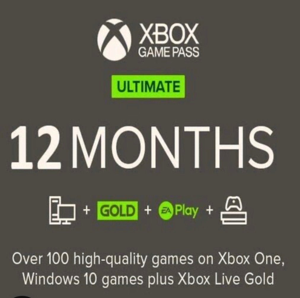 Xbox Game Pass Ultimate - 12 maanden abonnement, 1 speler, Ophalen of Verzenden, Nieuw, Vanaf 12 jaar