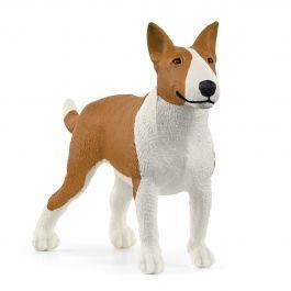 Schleich 13966 bullterrier, dierfiguur, Ophalen of Verzenden, Zo goed als nieuw, Hond of Kat, Beeldje of Figuurtje