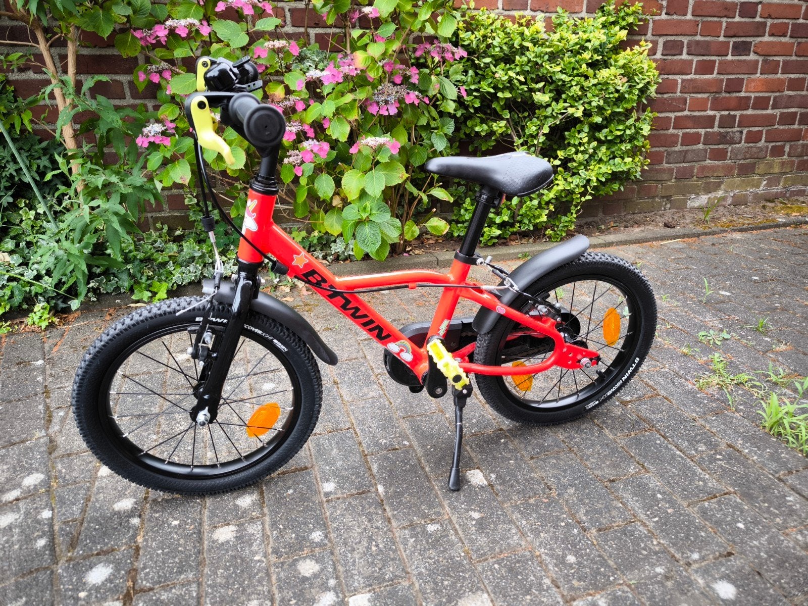 B'TWIN 900 Kinderfiets 16 inch - Lichtgewicht (7,3kg), Ophalen, B'TWIN, 16 tot 20 inch, Velgrem