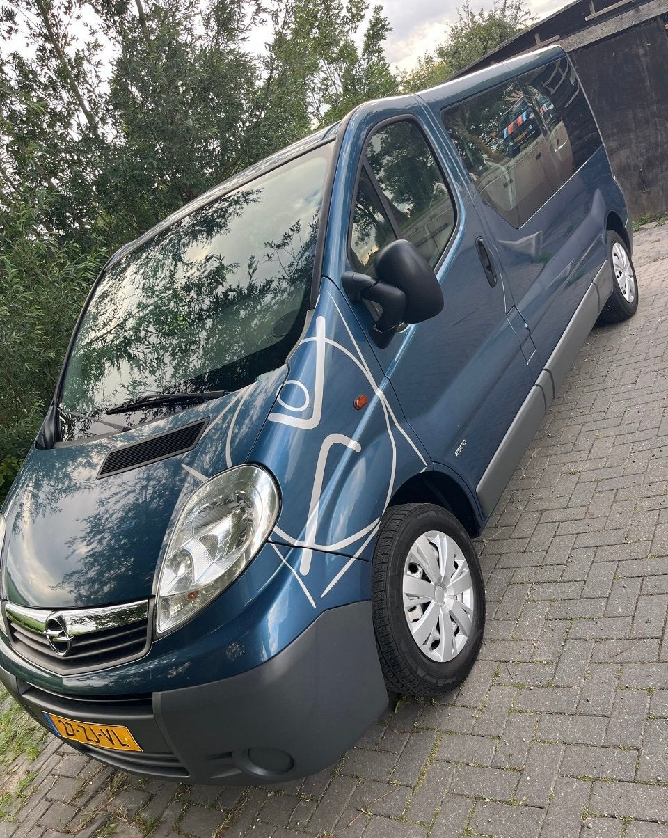 Opel Vivaro 2.0 Cdti Combi 84KW L2h1 2008 Blauw, Auto's, Voorwielaandrijving, Stof, 2000 kg, Blauw