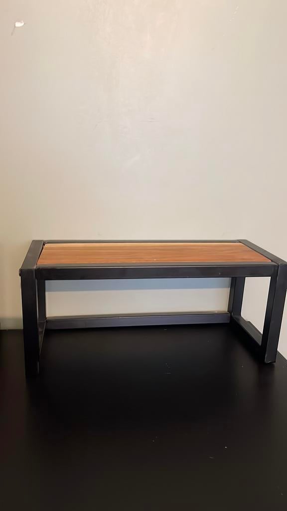2 wandrekken manghout, Huis en Inrichting, Woonaccessoires | Kisten, Ophalen, Overige materialen, Minder dan 50 cm, Gebruikt