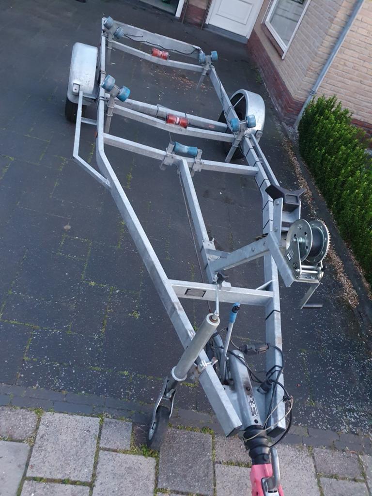 Degelijke Geremde Vlemmix trailer 1200kg ledverlichting, Ophalen, Minder dan 1500 kg, Minder dan 6 meter, Zo goed als nieuw
