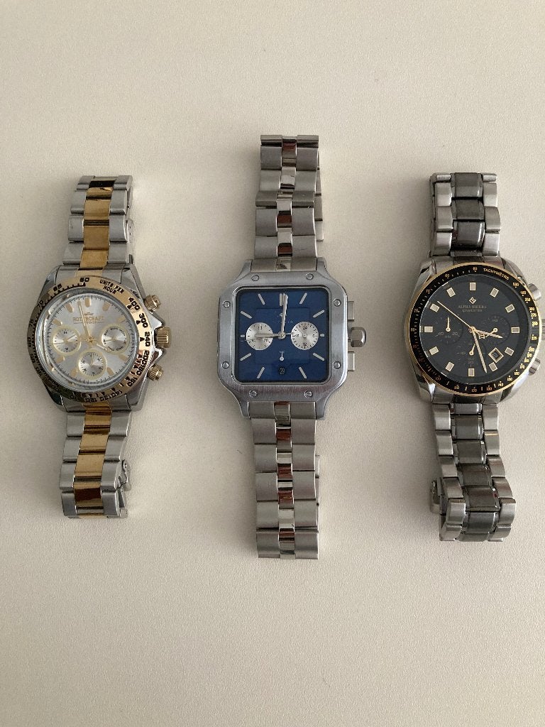 Heren Horloges, Sieraden, Tassen en Uiterlijk, Overige materialen, Polshorloge, Overige materialen, Nieuw