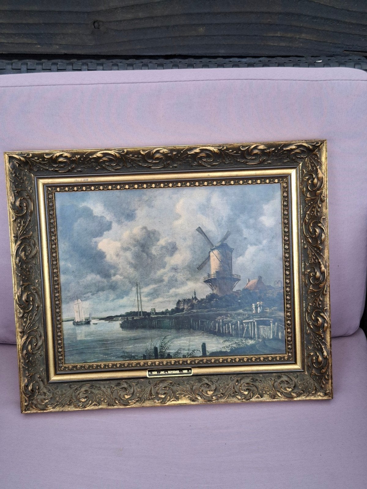 Jac.van Ruysdael schilderij in fraaie lijst, Antiek en Kunst, Kunst | Schilderijen | Klassiek, Ophalen