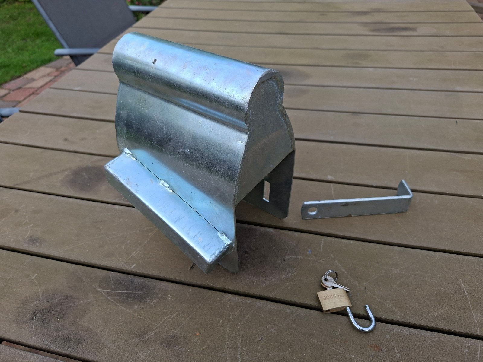 Robuuste stalen beugel voor aanhanger of trailer, Auto diversen, Ophalen, Gebruikt